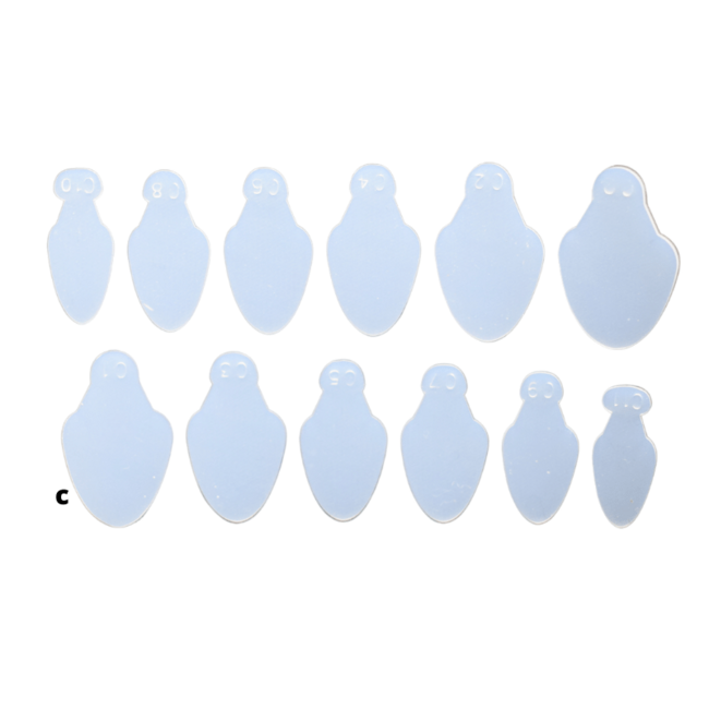 Dual Nail Forms Silicone Mould