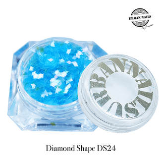 Urban Nails Diamond Shape Glitter 24