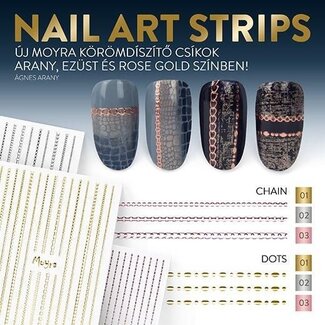 Moyra Nail Art Strips Chain Rose