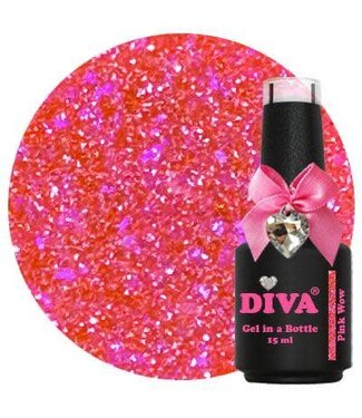 Diva Gel in a Bottle Pink Wow 15 ml.