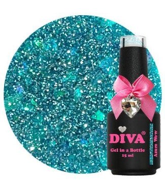 Diva Gel in a Bottle Azure Wow 15 ml.