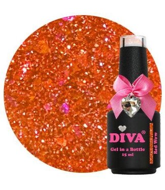 Diva Gel in a Bottle Red Wow 15 ml.