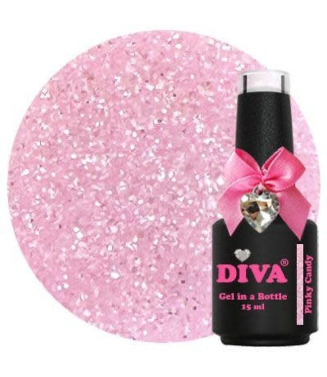 Diva Gel in a Bottle Pinky Candy 15 ml. Magic Nails