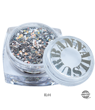Urban Nails Inlay Glitter 01