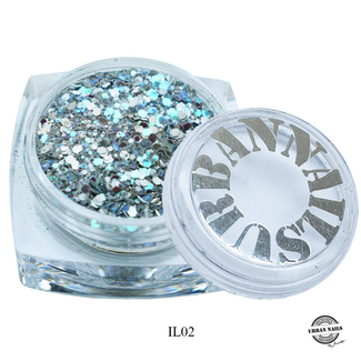 Urban Nails Inlay Glitter 02