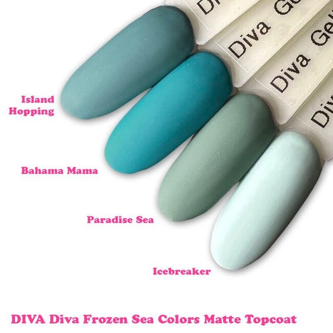 Set Gellak Diva Frozen Sea 4 st. 10 ml.