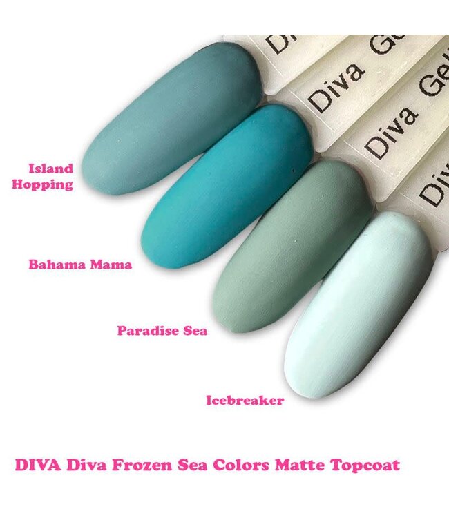 Set Gellak Diva Frozen Sea 4 st. 10 ml.