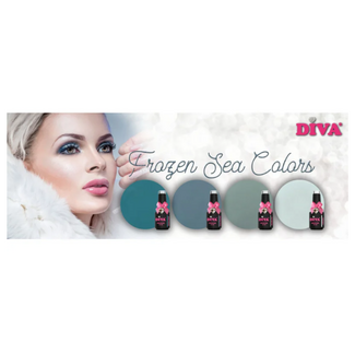 Diva Set Gellak Diva Frozen Sea 4 st. 10 ml.