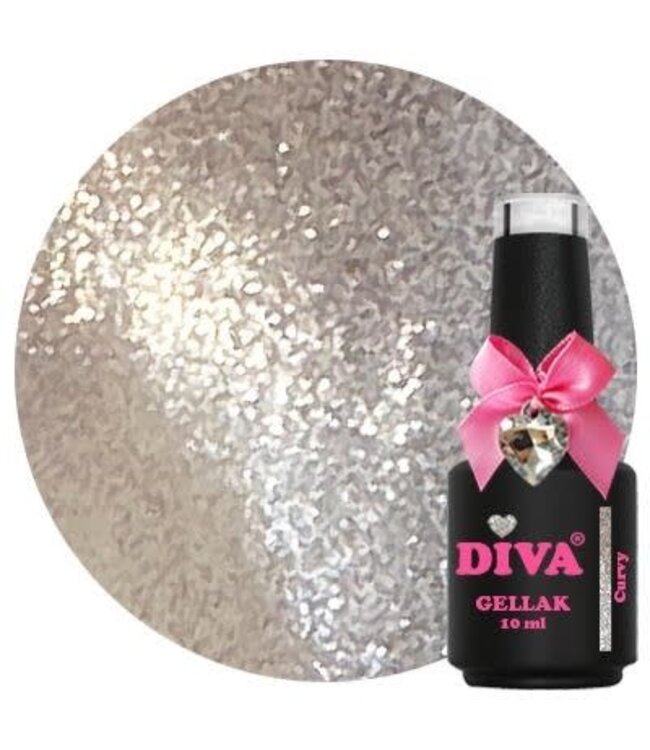 Diva 323 Gellak 9D Cat Eye Curvy 10 ml.