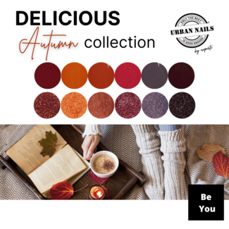 Urban Nails Delicious Autumn Glitter Collection 6 st.