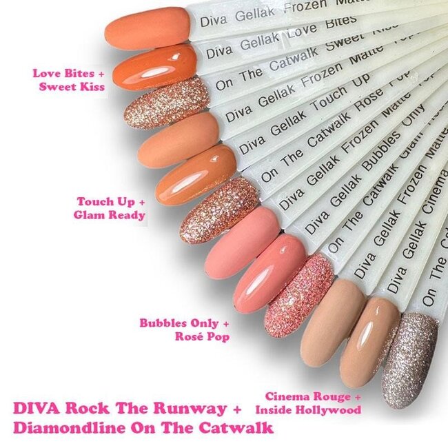 Set Gellak Rock the Runway 4 st. 10 ml.