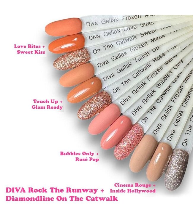 Set Gellak Rock the Runway 4 st. 10 ml.