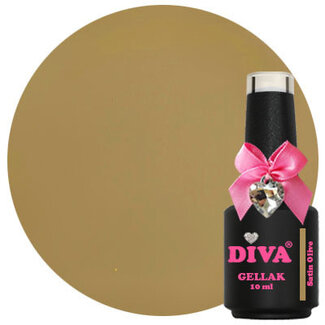 Diva 335 Gellak Satin Olive 10 ml.