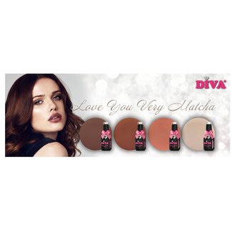 Diva Set Gellak Love You Very Matcha 4 st. 10 ml.