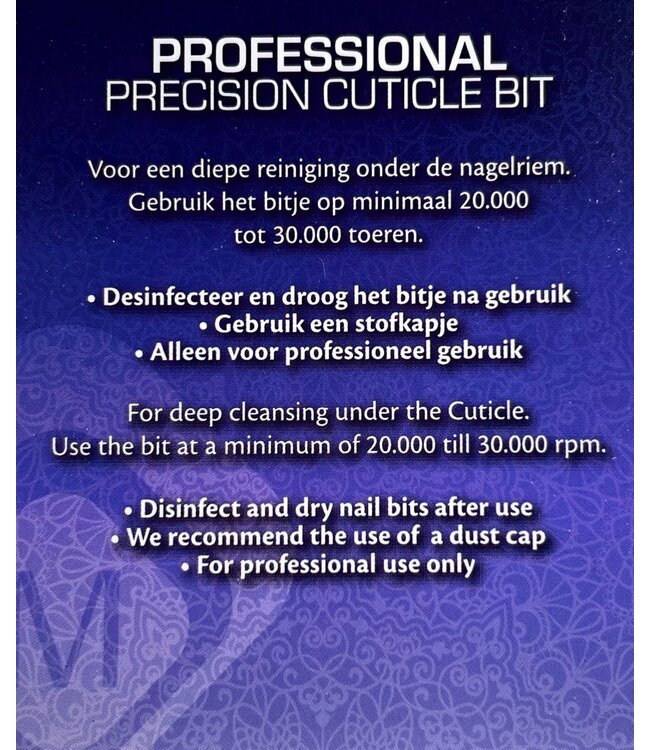 Precision Cuticle Bit Medium