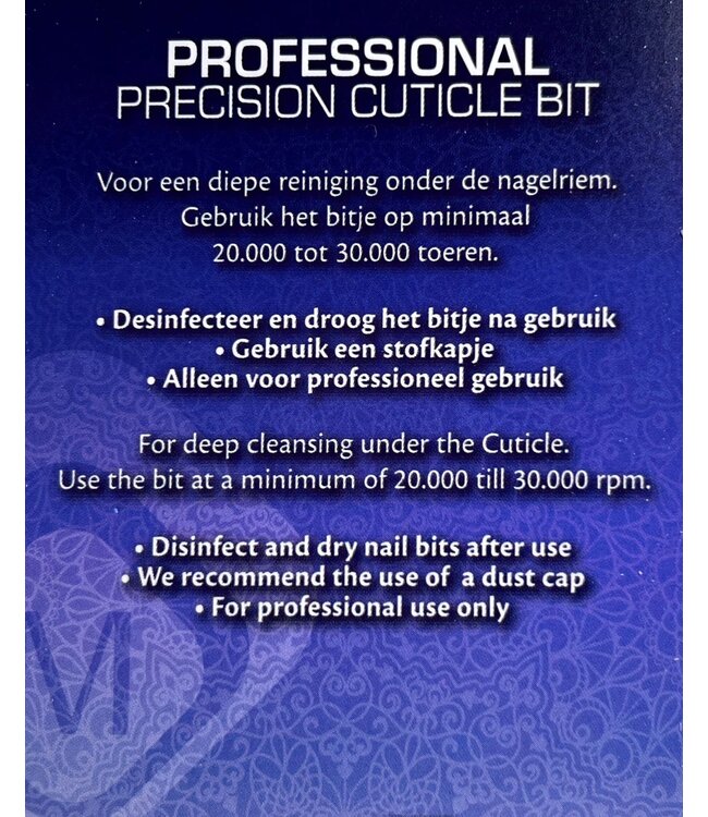 Precision Cuticle Bit Fine