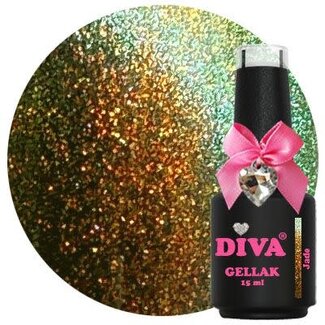 Diva 348 Gellak 9D Cat Eye Jade 15 ml.