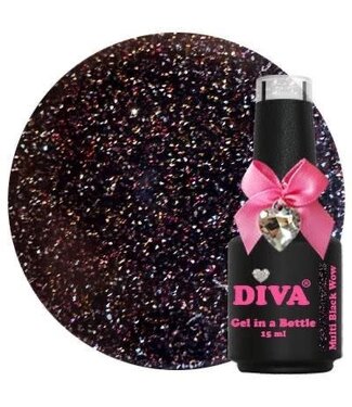 Diva Gel in a Bottle Multi Black Wow 15 ml.