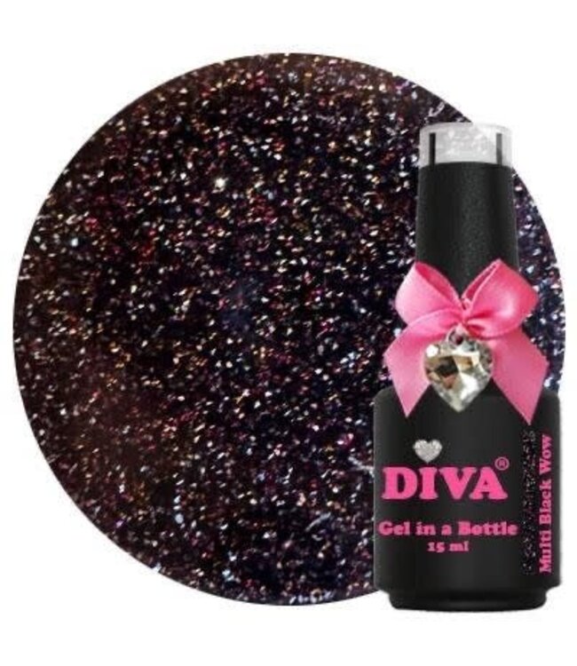 Gel in a Bottle Multi Black Wow 15 ml. Magic Nails