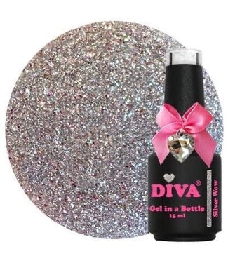 Diva Gel in a Bottle Silver Wow 15 ml.