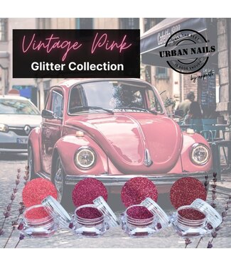 Urban Nails Vintage Pink Glitter Collection