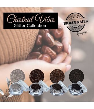 Urban Nails Chestnut Vibes Glitter Collection