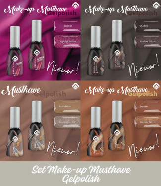 Magnetic Set Make-up Musthave Gelpolish, 8 stuks