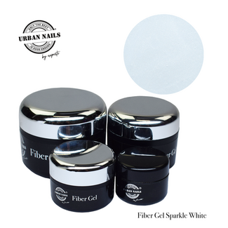 Urban Nails Fiber Gel Sparkle White