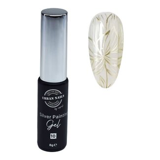 Urban Nails Silver Painting Gel 10