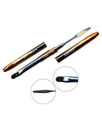 Urban Nails Rosegold Double Brush 2