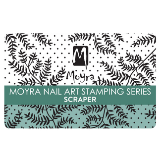 Moyra Schraper nr. 12 petrol/wit