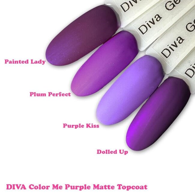 Set Gellak Color me Purple 4 st. 10 ml.