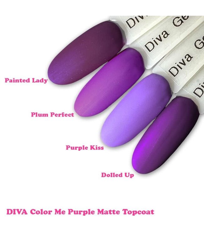 Set Gellak Color me Purple 4 st. 10 ml.