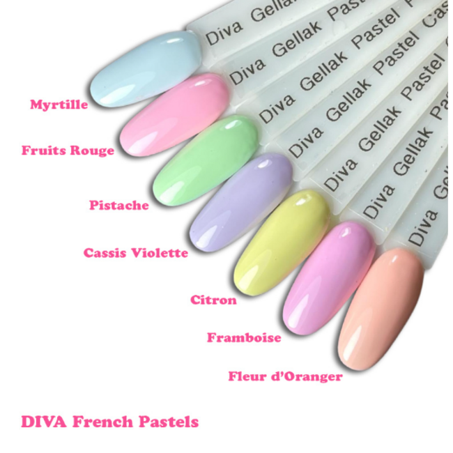 Set Gellak French Pastel 7 st. 10 ml.