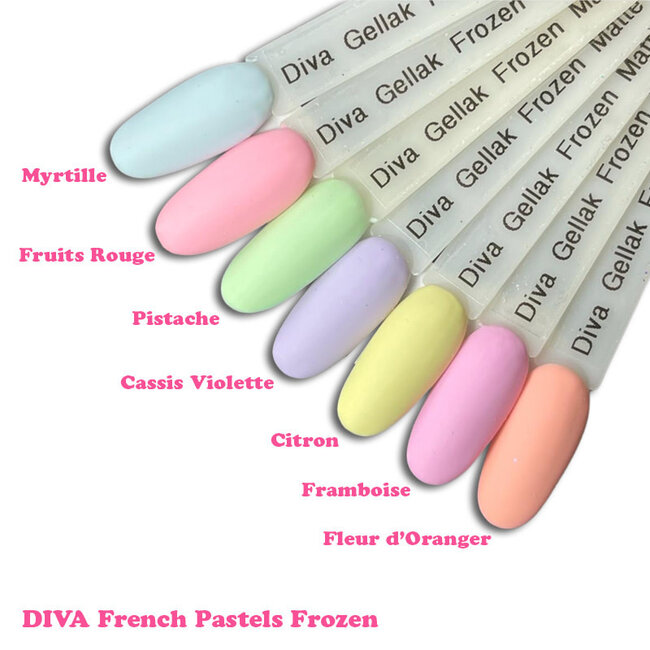 Set Gellak French Pastel 7 st. 10 ml.