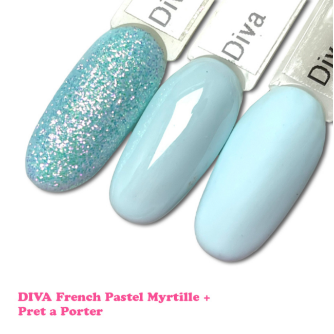 219 Gellak French Pastel Myrtille 10 ml.