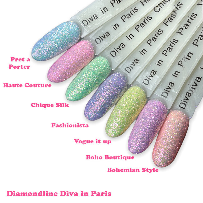 Set Gellak French Pastel 7 st. 10 ml.