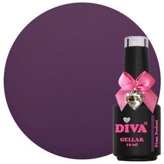 Diva 112 Gellak Plum Perfect 10 ml.