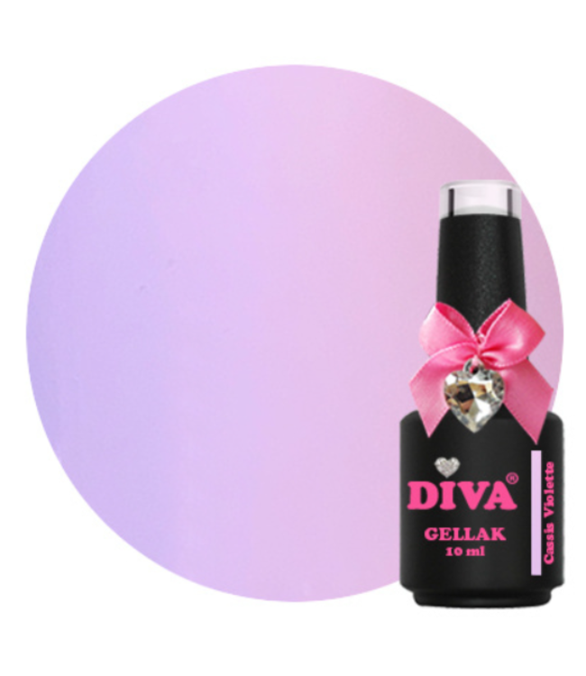 Diva 216 Gellak French Pastel Cassis Violette 10 ml.