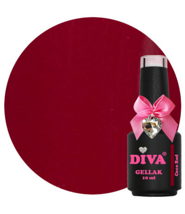 Diva 38 Gellak Coco Red 10 ml.