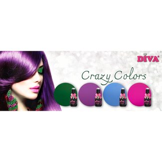 Diva Set Gellak Crazy Colors 4 st. 10 ml.