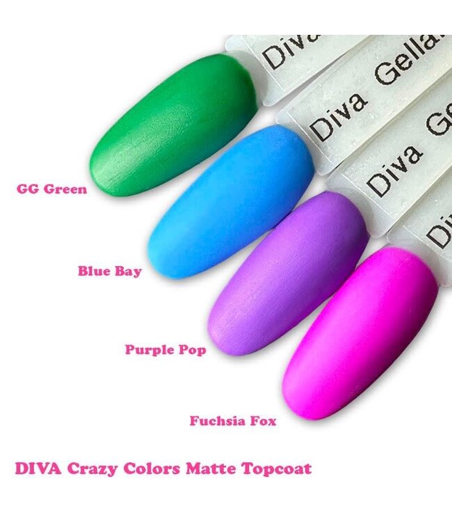 Set Gellak Crazy Colors 4 st. 10 ml.