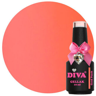 Diva 64 Gellak Coral Peach 10 ml.