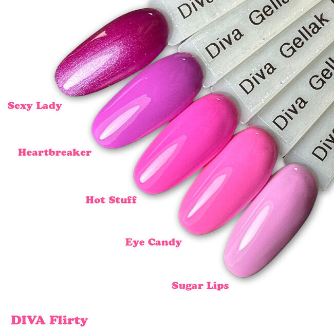 Set Gellak Flirty 5 st. 10 ml.