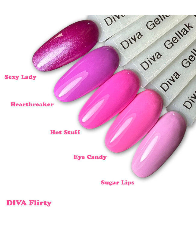 Set Gellak Flirty 5 st. 10 ml.