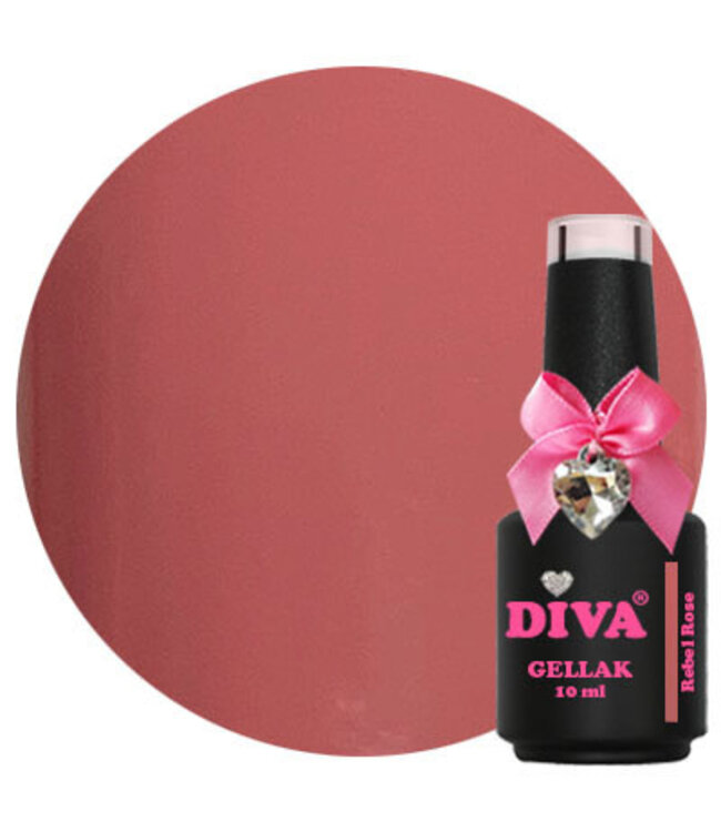 Diva 196 Gellak Rebel Rose 10 ml.