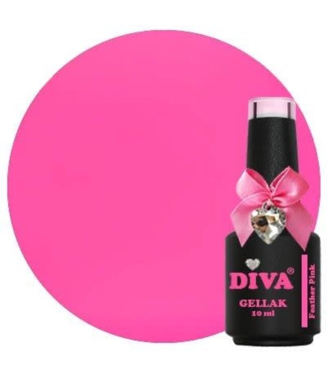 Diva 366 Gellak Neon Feather Pink 10 ml.
