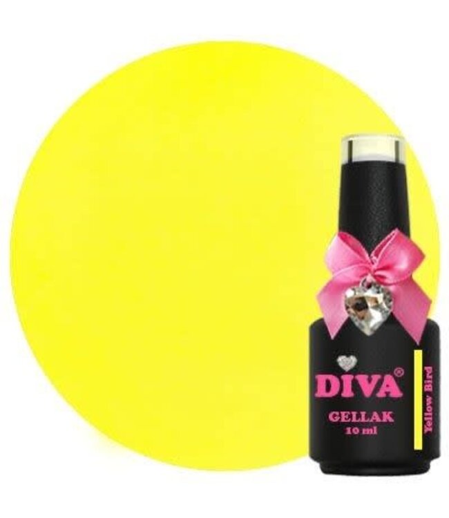 Diva 373 Gellak Neon Yellow Bird 10 ml.