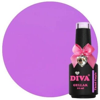 Diva 376 Gellak Neon Tinted Purple 10 ml.