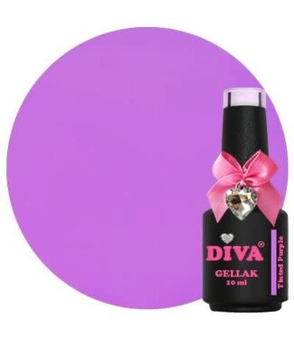 Diva 376 Gellak Neon Tinted Purple 10 ml.